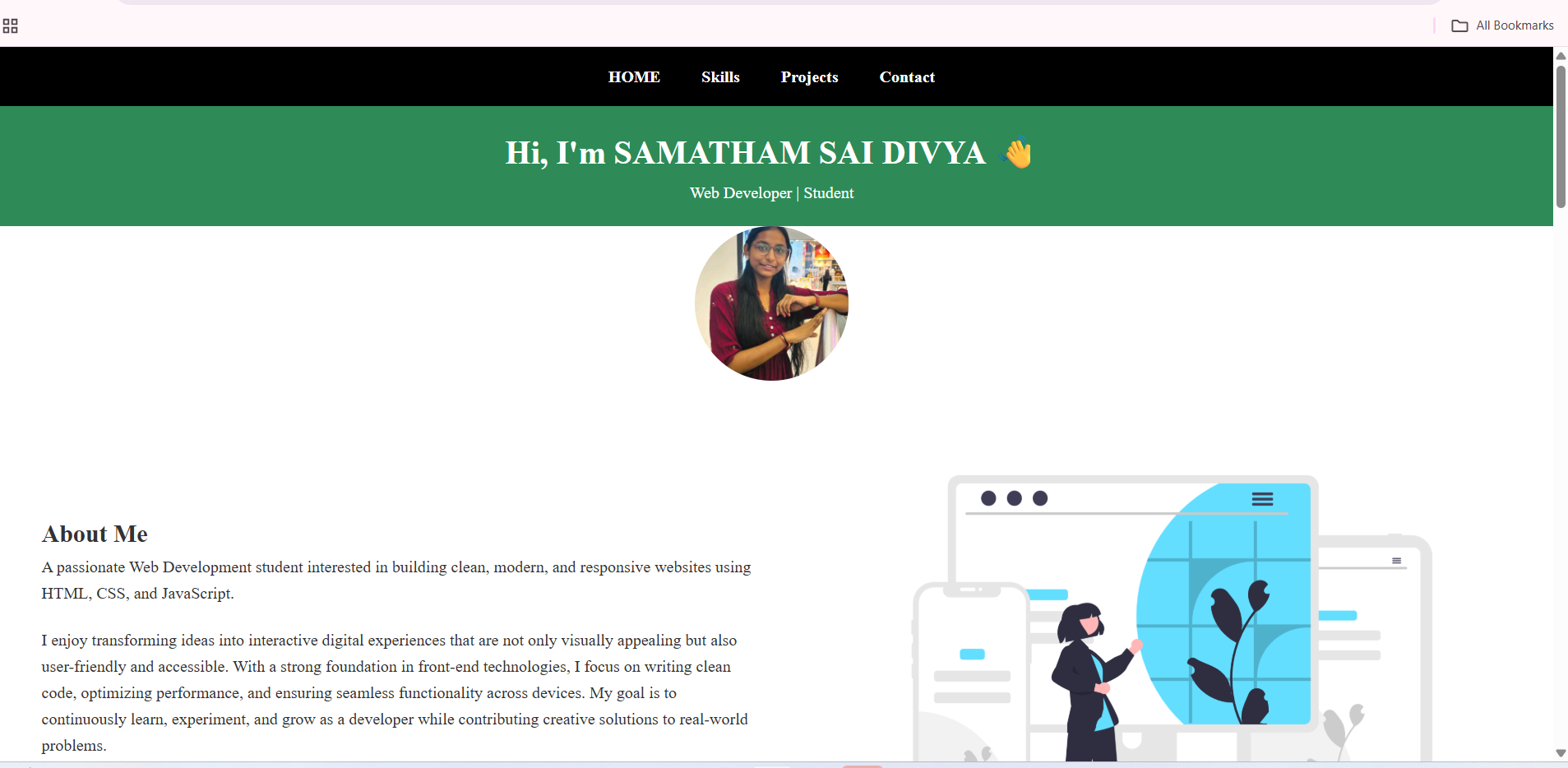 Portfolio Screenshot 1